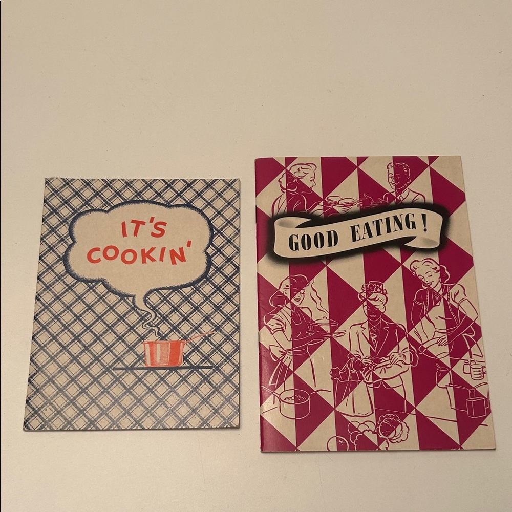 Lot of 2 Vintage Recipe Booklets Cookbooks from National Dairy Council